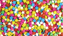 Посыпка сахарная Звёзды разноцветные (мини)